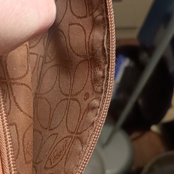 Fossil Women Clutch Wallet Brown Leather Checkbook Credit Card Holder **Read** - Picture 16 of 16